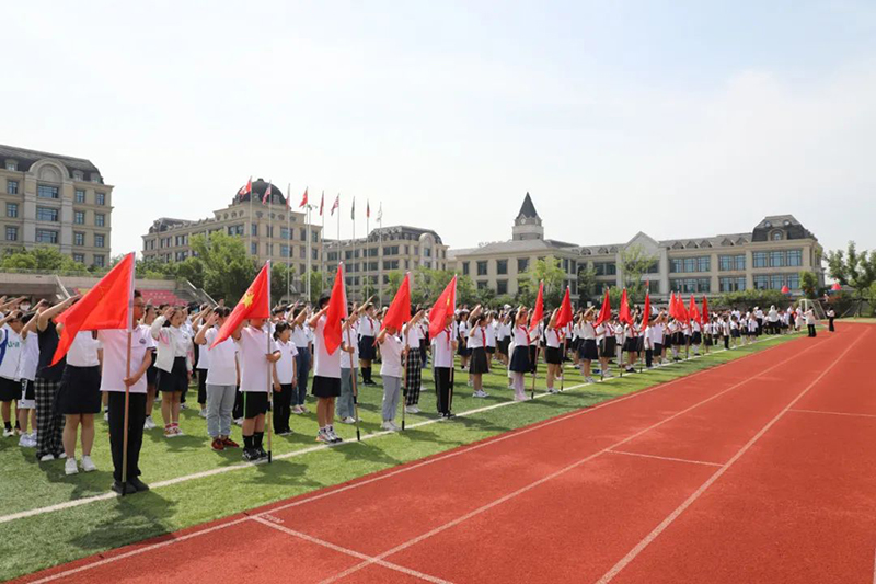 “红领巾促成长，少先队员心向党”——YH533388银河公学新队员入队仪式